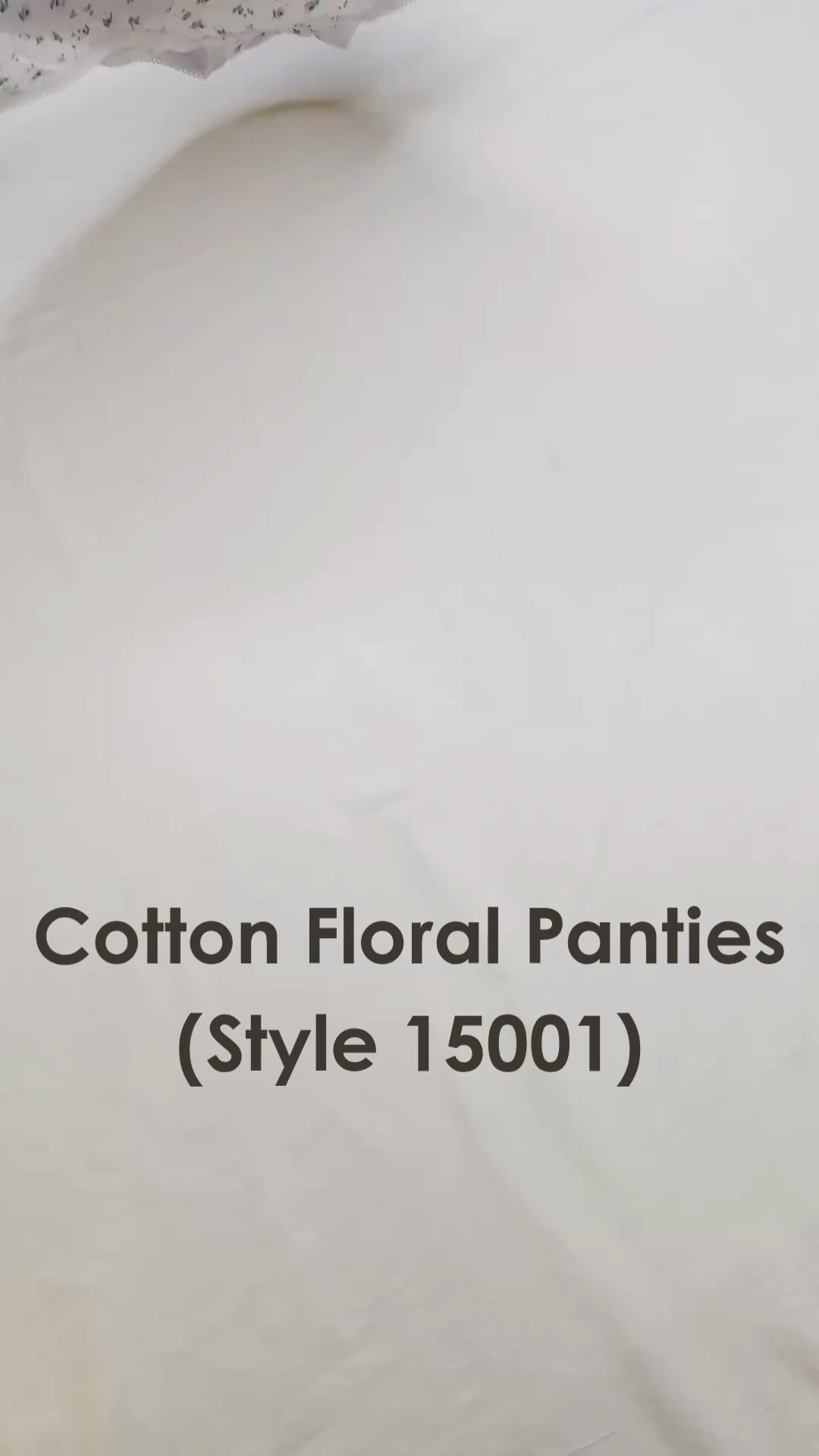 100% Cotton Full Coverage Panty Floral Print 6 Pack