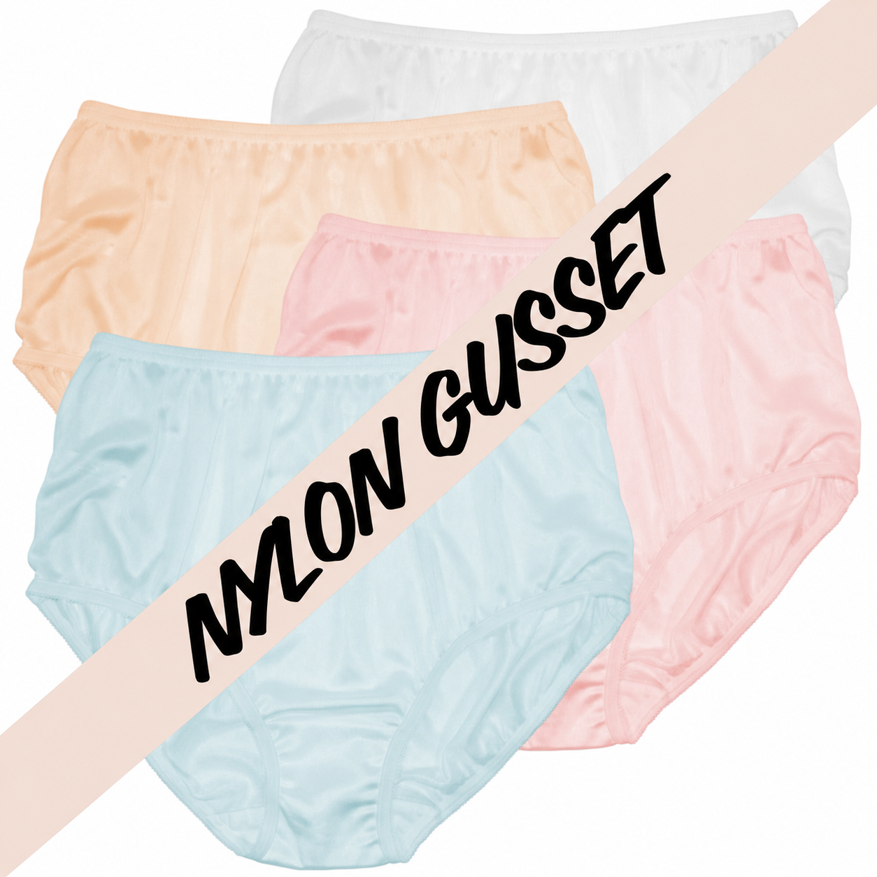 NYLON GUSSET Panties