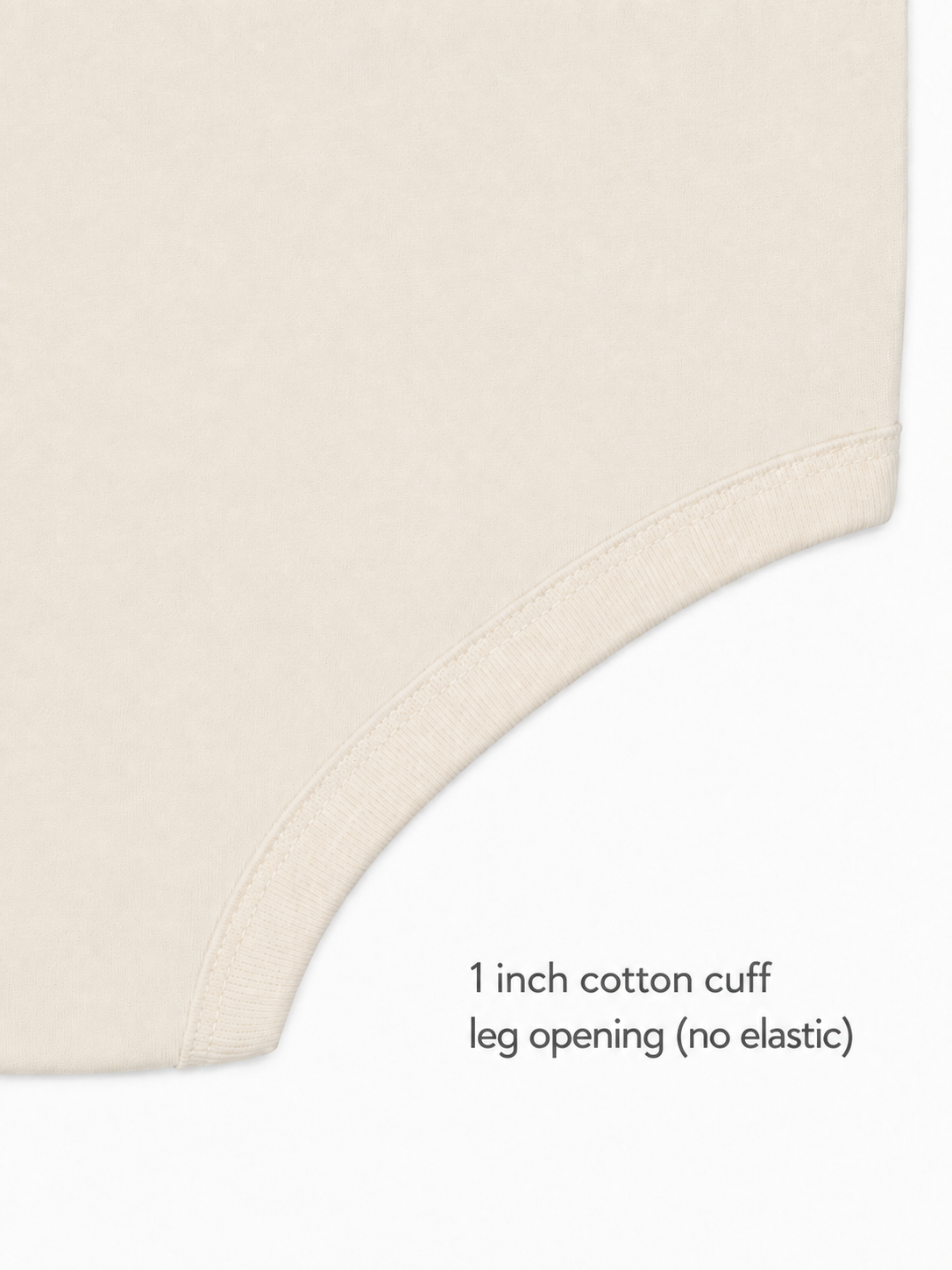 The Cotton Cuff Leg Betsy (M101) High Waist, 100% Cotton Brief with Cuff Leg