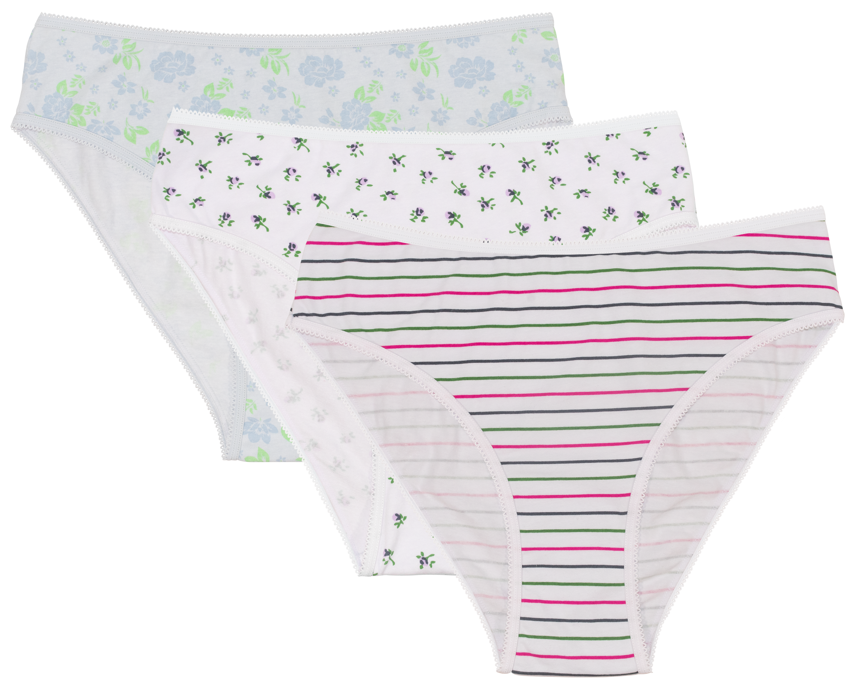 Full Coverage Panty Assorted Color 4 Pack (100% Cotton) – Teri Lingerie